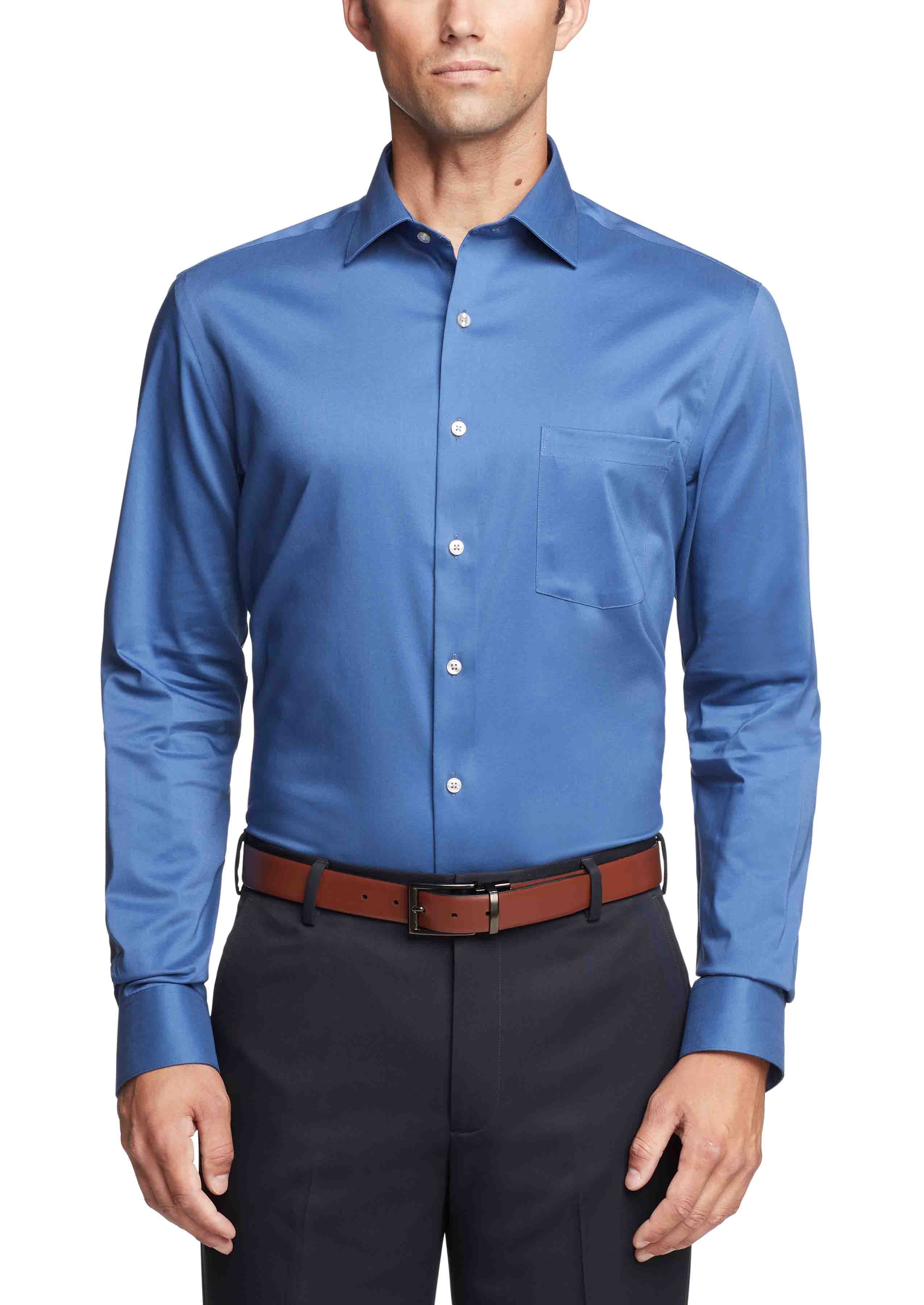 Van Heusen Regular Fit Ultra Wrinkle Free Stretch FLEX Solid - Image 2