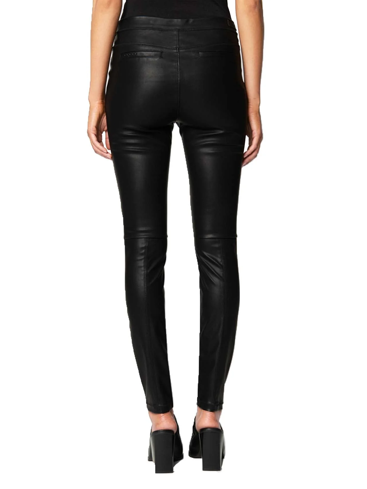 Vegan Leather Skinny Pants - Image 3