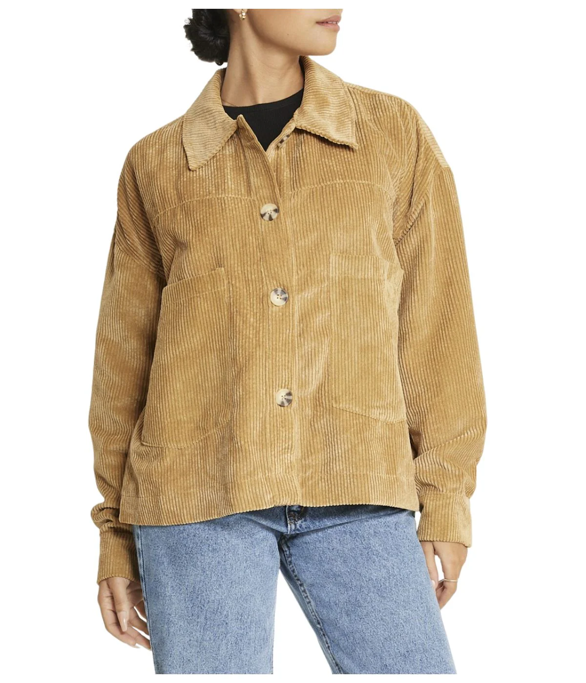 Velvet Corduroy Shacket - Image 7