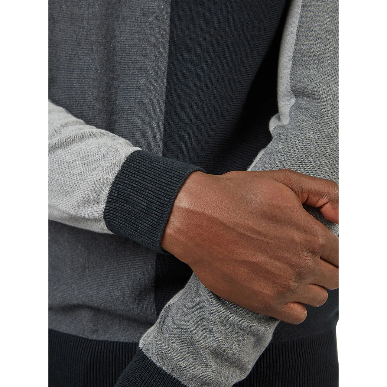 Vertical Stripe Crew Neck Jumper - Image 4