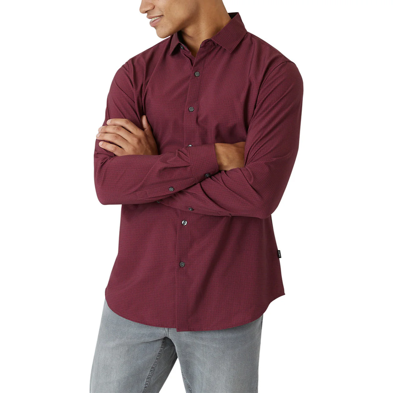 Walden Button Front Long Sleeve Shirt - Image 4