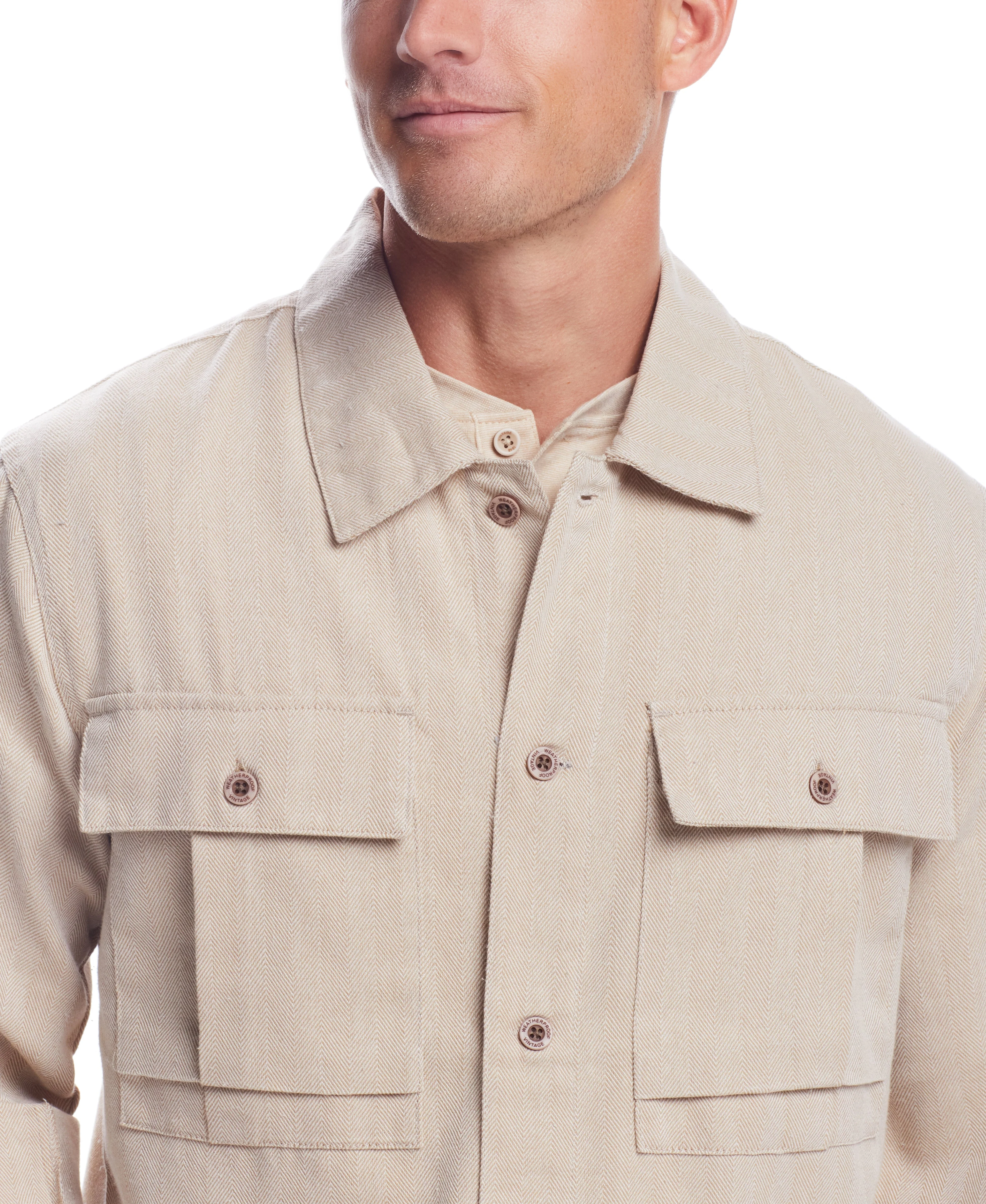 Weatherproof Vintage Men's Summer Shirt Jacket - Image 3