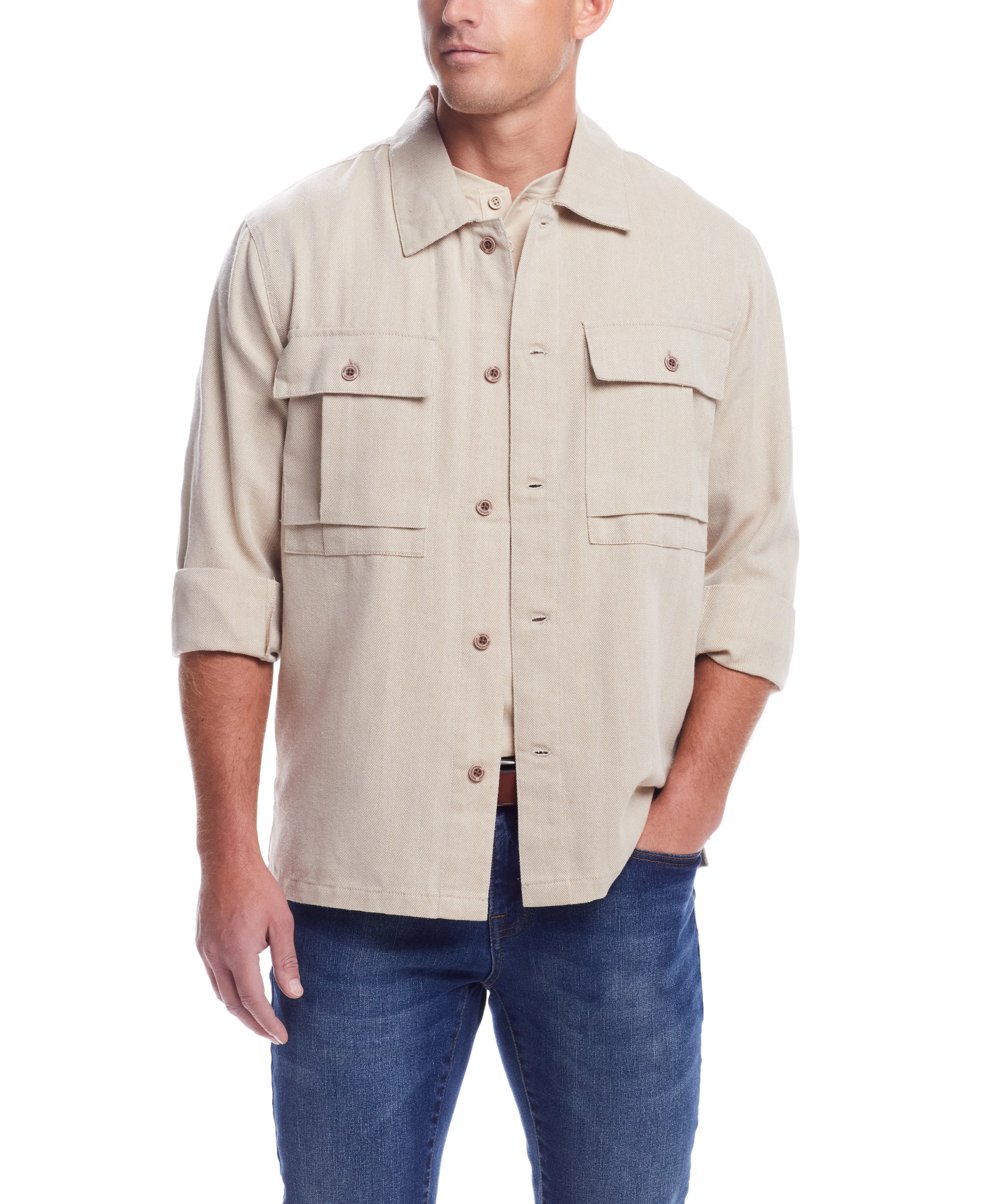 Weatherproof Vintage Men's Summer Shirt Jacket - Image 5