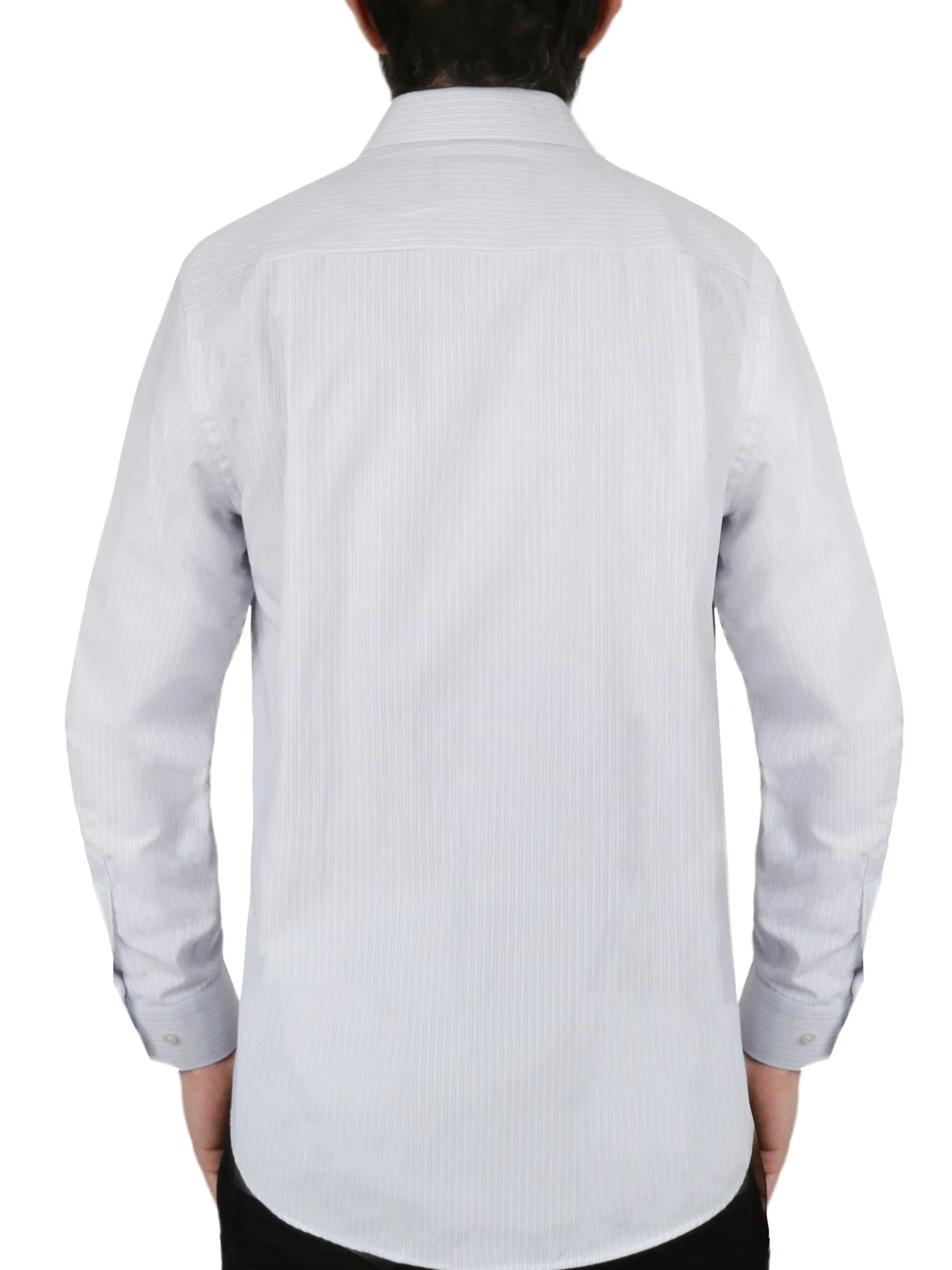 White Stripe Dress Shirt - Image 3