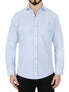 Windowpane Checkered Dress Shirt in Grey - Image 8