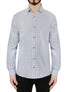 Windowpane Checkered Dress Shirt in Grey - Image 8